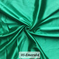 Crepe Back Luxury Silky Satin, Soft Touch, Lustrous, Great Flow and Drape, Stretchy, Wrinkle-Resistan, Bridal dress Material 60"(150cm) wide