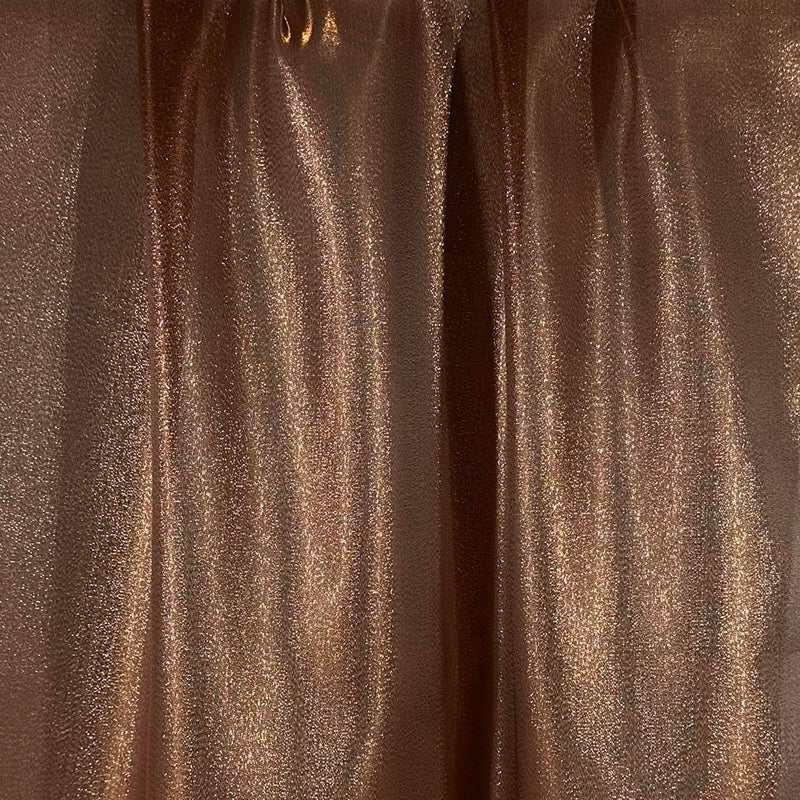 Metallic Shimmer Organza Polyester Fabric 59" 149cm Wide