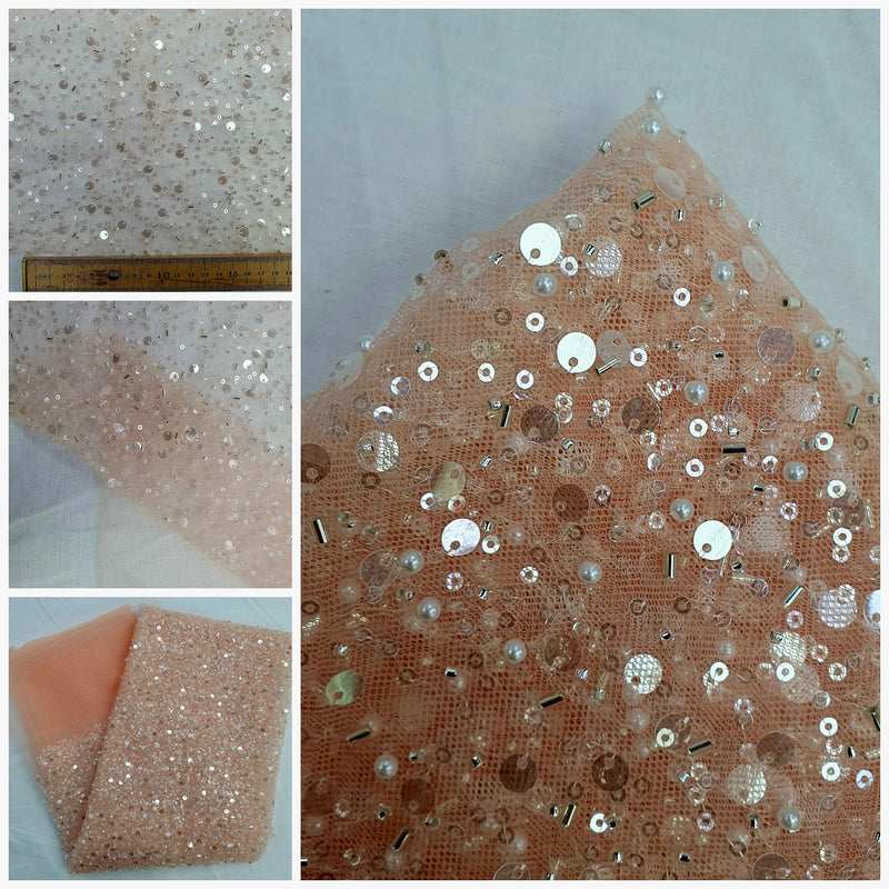 Beaded lace hot sale fabric wholesale