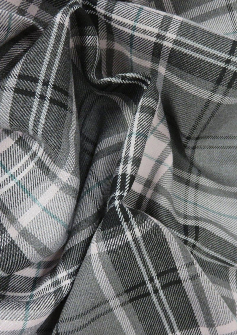 Plaid Pink Tartan Fashion Fabric 58" (145 cms) Wide Scottish Plaid/Check Polyviscose Woven Fabric ideal for Fashiona and Upholstery