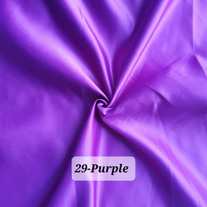 Dull Duchess Satin Fabric Premium Quality Smooth Dress Material 60", Bridal Satins