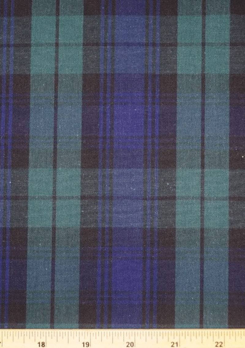 Tartan Cotton Fabric 58" Wide Royal stewart, Dress Stewart & Blackwatch Designs