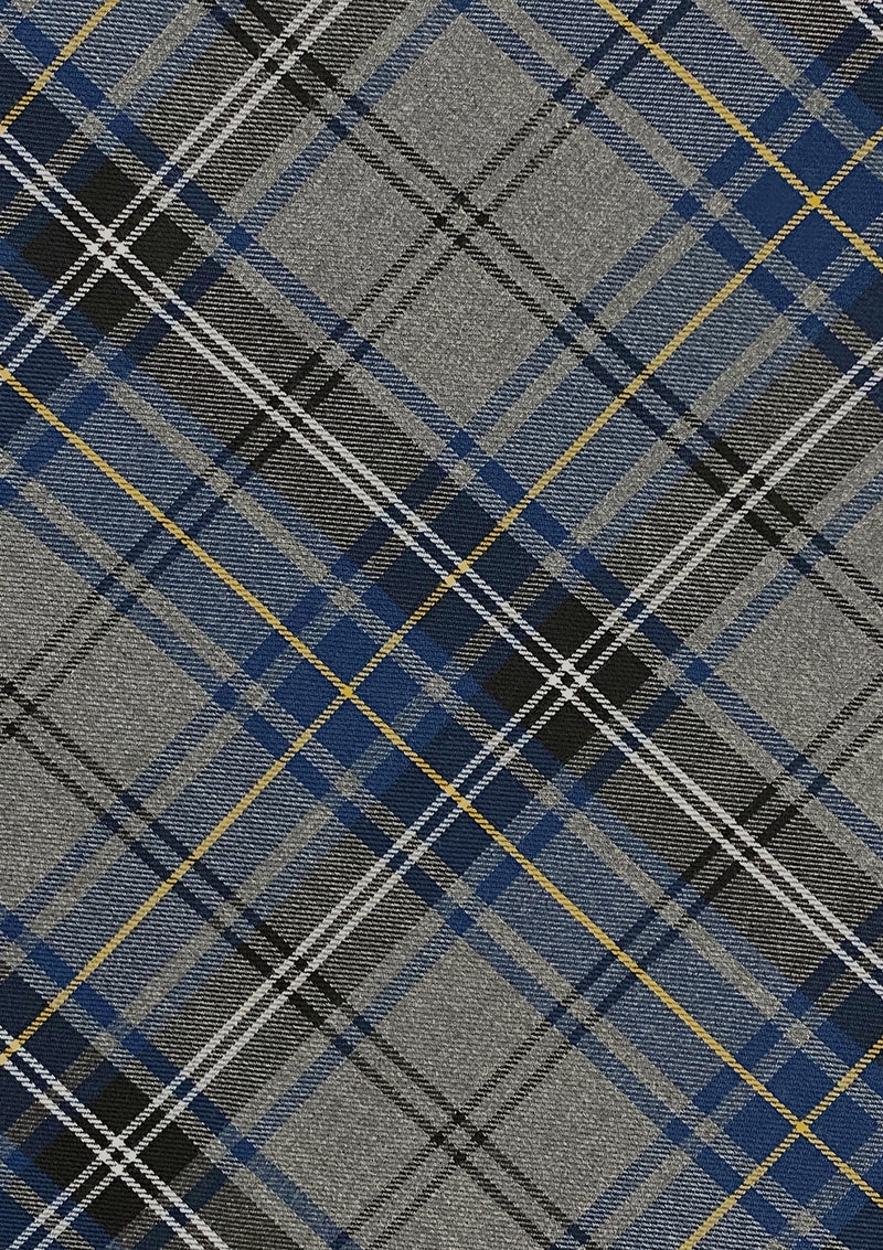 Fashion Navy Tartan Fashion Fabric 58" (145 cms) Wide Scottish Plaid/Check Polyviscose Woven Fabric ideal for Fashiona and Upholstery