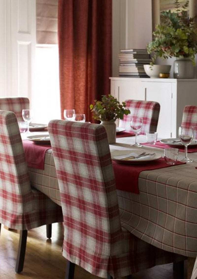 Plaid Pink Tartan Fashion Fabric 58" (145 cms) Wide Scottish Plaid/Check Polyviscose Woven Fabric ideal for Fashiona and Upholstery