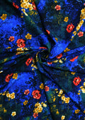 Viscose Shaded Floral Print Soft 60’’ (150cms) Fabric D#193