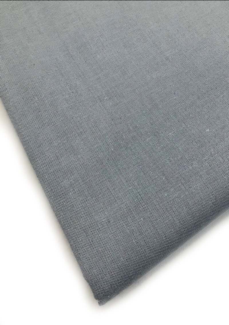 Dark Grey 60 Square Cotton Plain Fabric 60" Extra Wide 100% Cotton Craft Sheeting Fabric Material For Dressmaking Craft Project Sewing Quilting