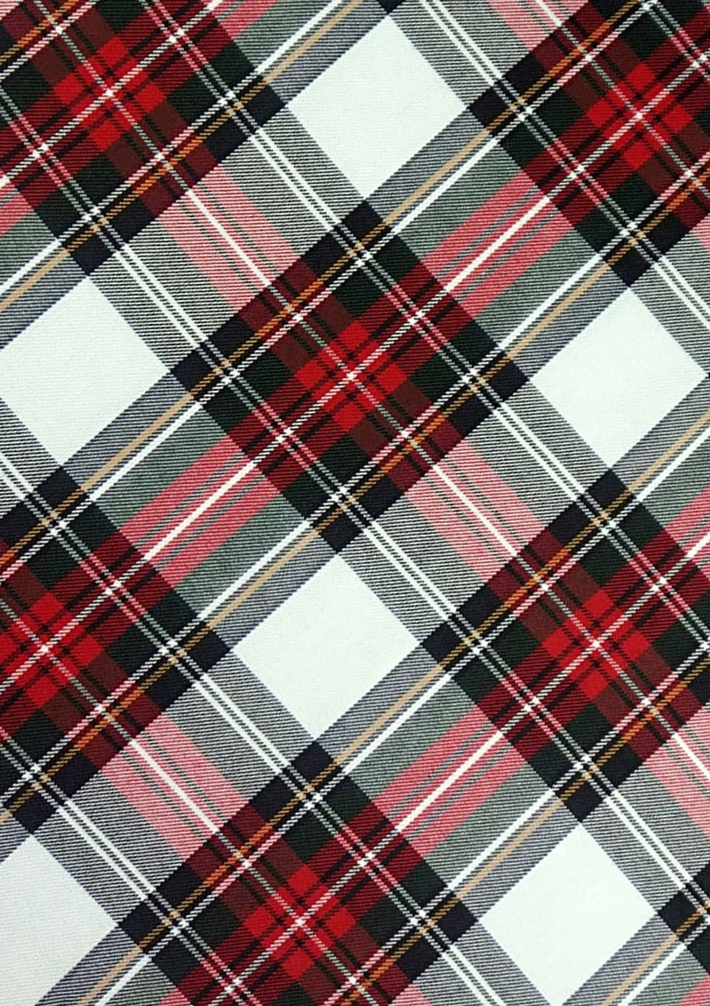 Tartan Polyviscose Fabric 58" (145cms) Scottish Fashion Plaid Check Woven D