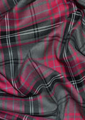 Tartan Polyviscose Fabric 58" (145cms) Scottish Fashion Plaid Check Woven D#214