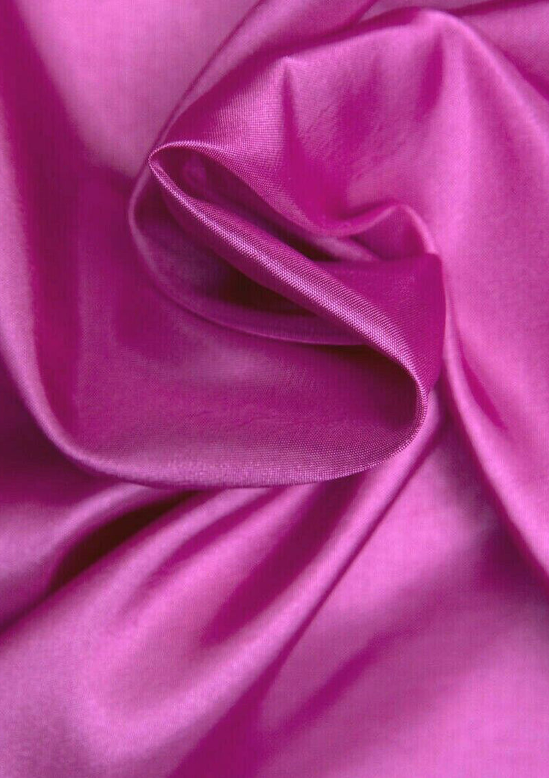 Taffeta Fabric Fuchisa Pink Plain & TwoTone Colour for Dresses,Furnishing & Craft 60" Wide