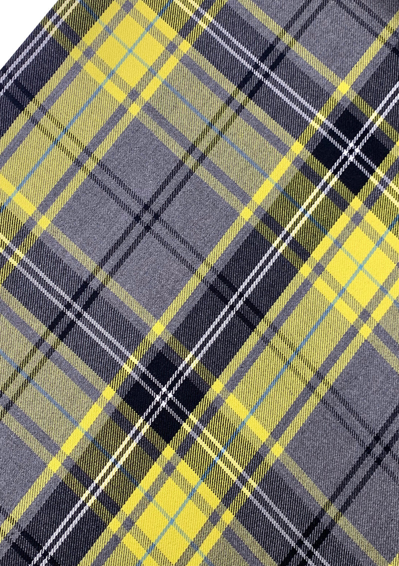 Fashion Yellow Tartan Fashion Fabric 58" (145 cms) Wide Scottish Plaid/Check Polyviscose Woven Fabric ideal for Fashiona and Upholstery