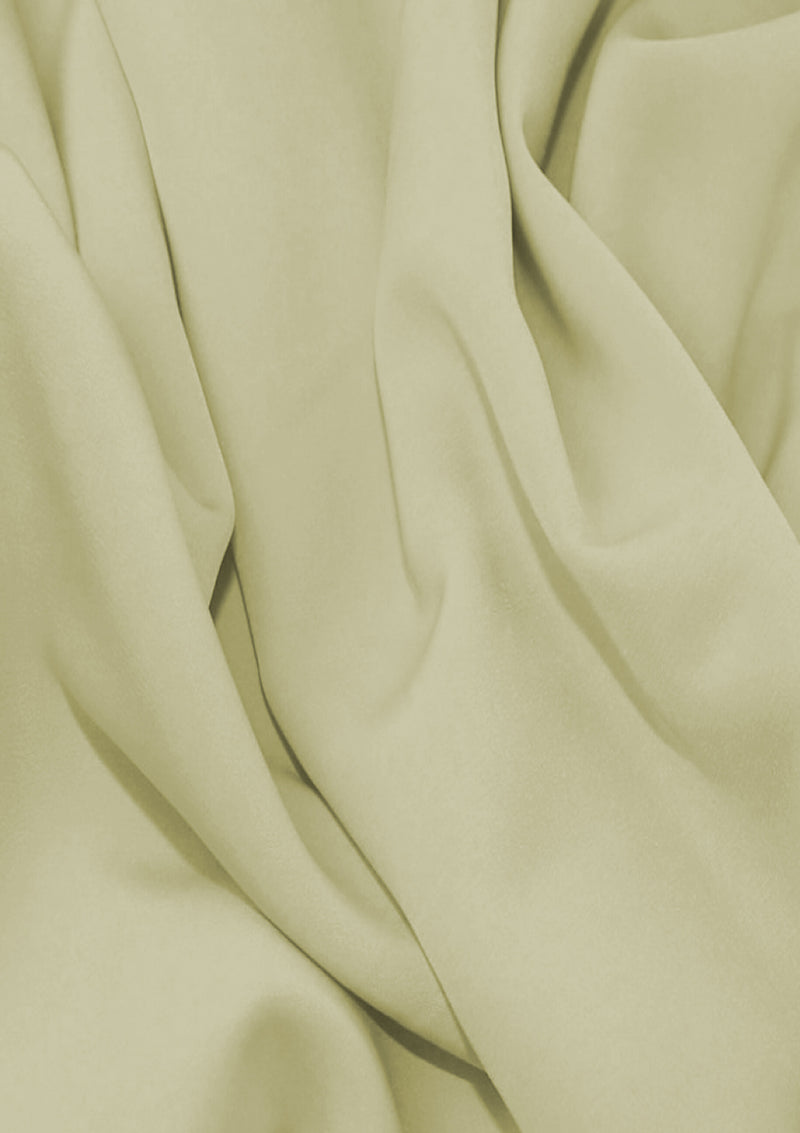 Ivory 60" (150cms) Sienna Crepe Plain Dyed Luxury Soft Feel Fabric Dress/craft/fashion