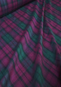 Tartan Polyviscose Fabric 58" (145cms) Scottish Fashion Plaid Check Woven D#214