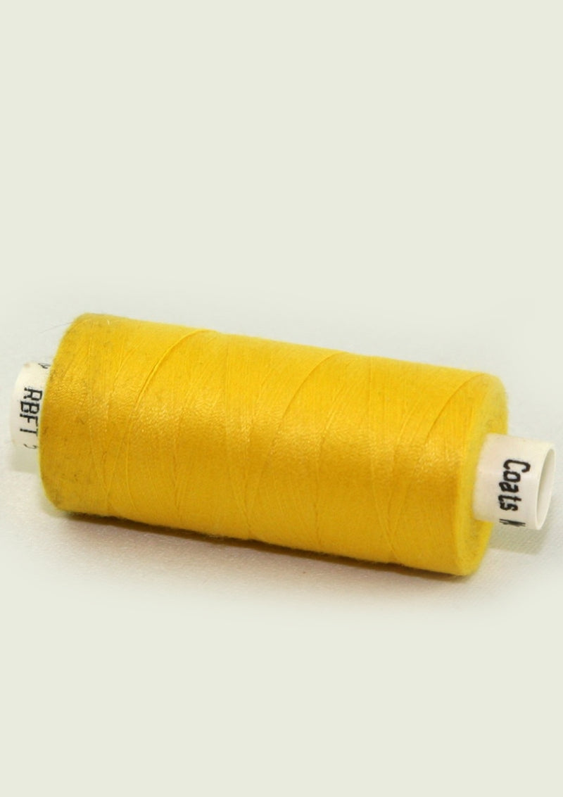 Yellow Moon Thread 1000yds by Coats, Superb Value