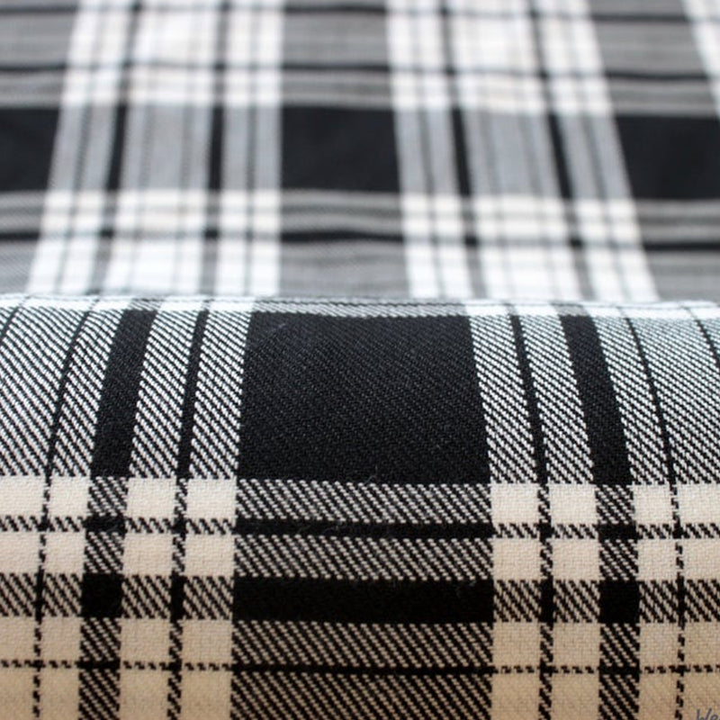 Menzies Tartan Fashion Fabric 58" (145 cms) Wide Scottish Plaid/Check Polyviscose Woven Fabric ideal for Fashiona and Upholstery