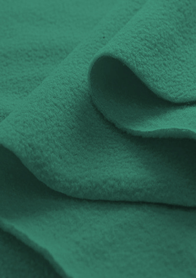 Teal Green Fleece Fabric Warm Soft Pile Polar Anti Pill Fleece Material  58" (147cms) Wide for Dress, Craft, Sewing, Toys & Blankets