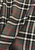 Tartan Polyviscose Fabric 58" (145cms) Scottish Fashion Plaid Check Woven D#214