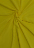 Georgette Chiffon Fabric Yellow 60" Wide Plain Crepe for Decoration,Event & Dress