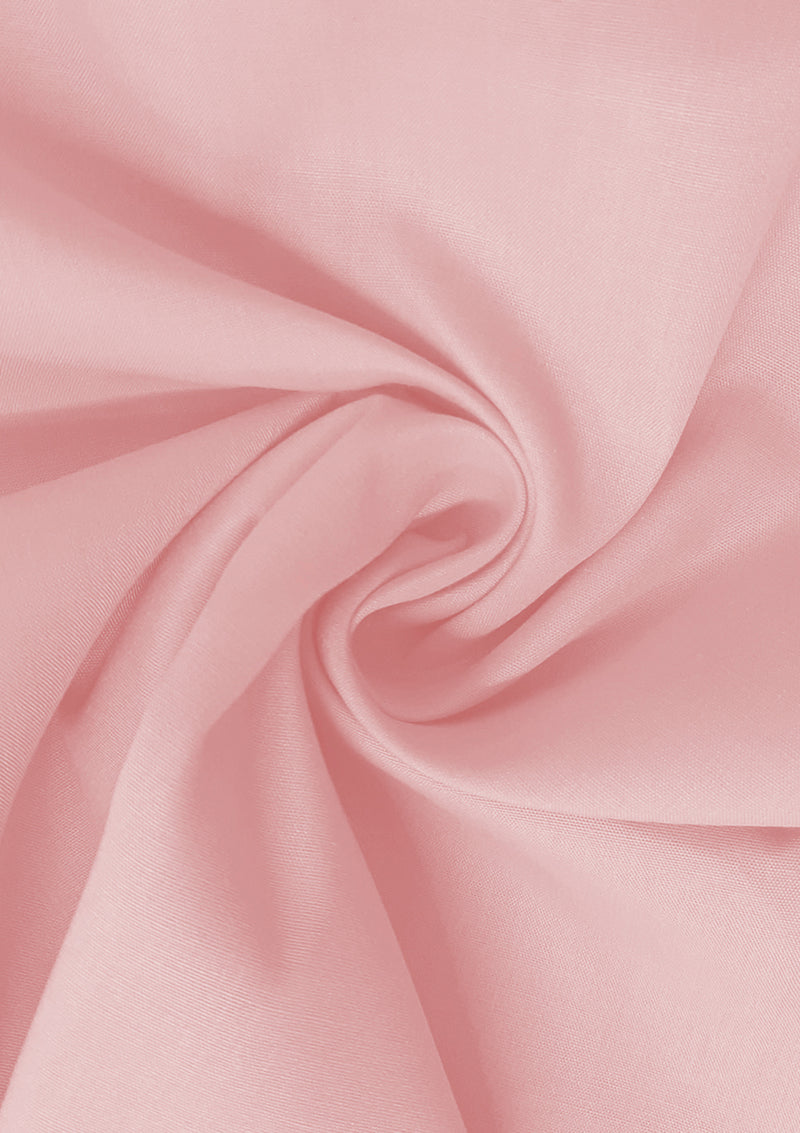 Baby Pink PolyCotton Fabric 65/35 Blended Dyed Premium Fabric 45" (112cm) Wide for Craft, Dressmaking, Face Masks & NHS Uniforms