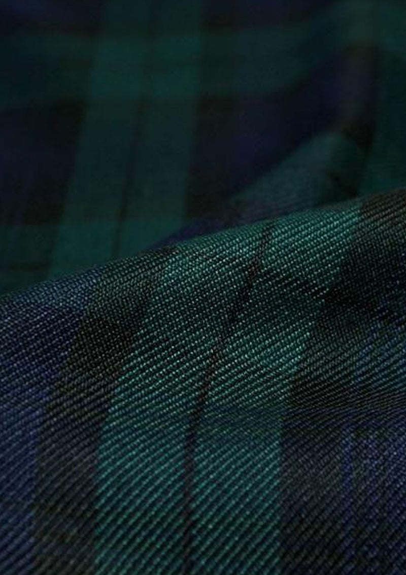 Black Watch Tartan Fashion Fabric 58" (145 cms) Wide Scottish Plaid/Check Polyviscose Woven Fabric ideal for Fashiona and Upholstery