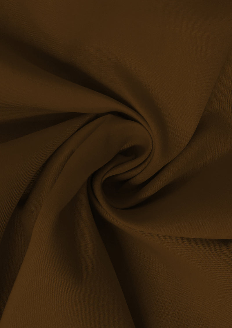 Brown Green Clay Cotton Fabric 100% Cotton Poplin Plain Oeko-Tex Certified Fabric for Dressmaking, Craft, Quilting & Facemasks 45" (112 cms) Wide Per Metre