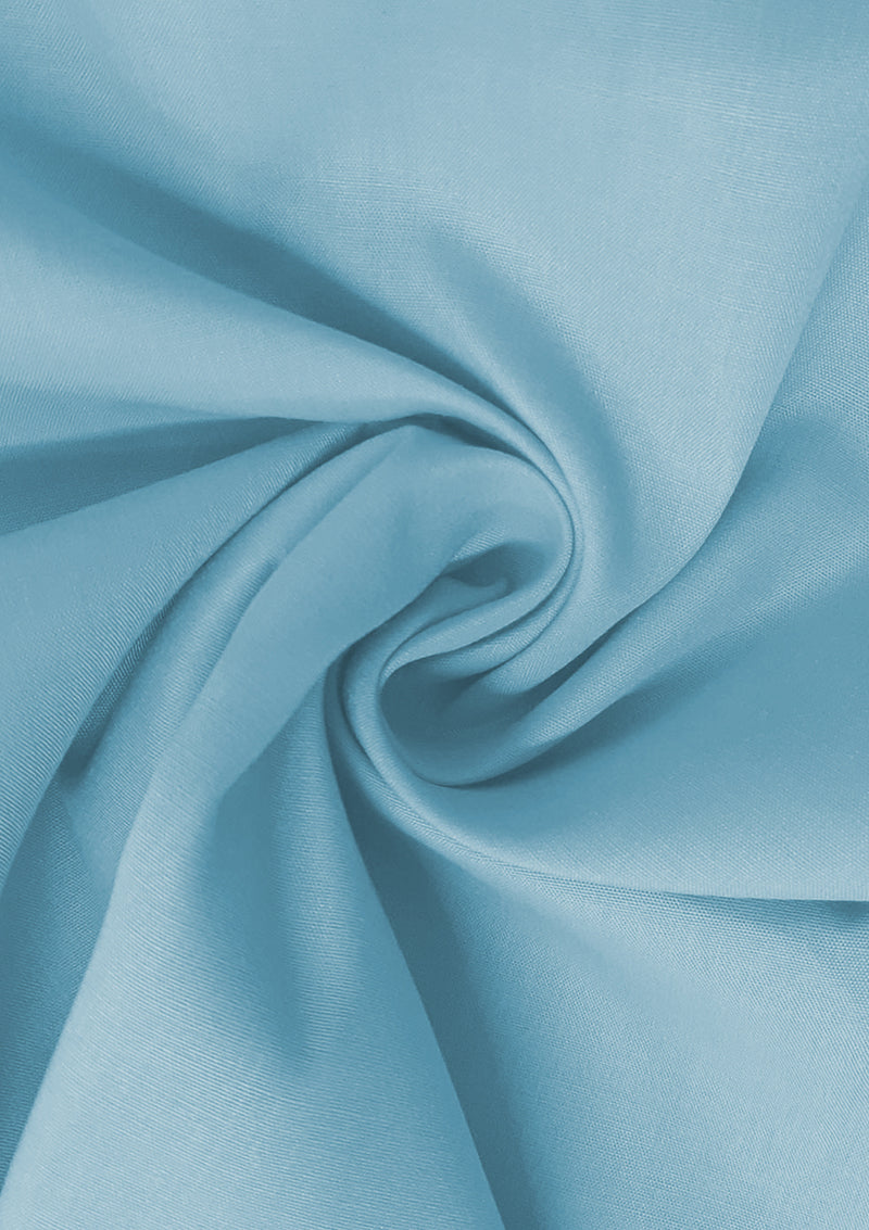 Duck Egg Blue Cotton Fabric 100% Cotton Poplin Plain Oeko-Tex Certified Fabric for Dressmaking, Craft, Quilting & Facemasks 45" (112 cms) Wide Per Metre