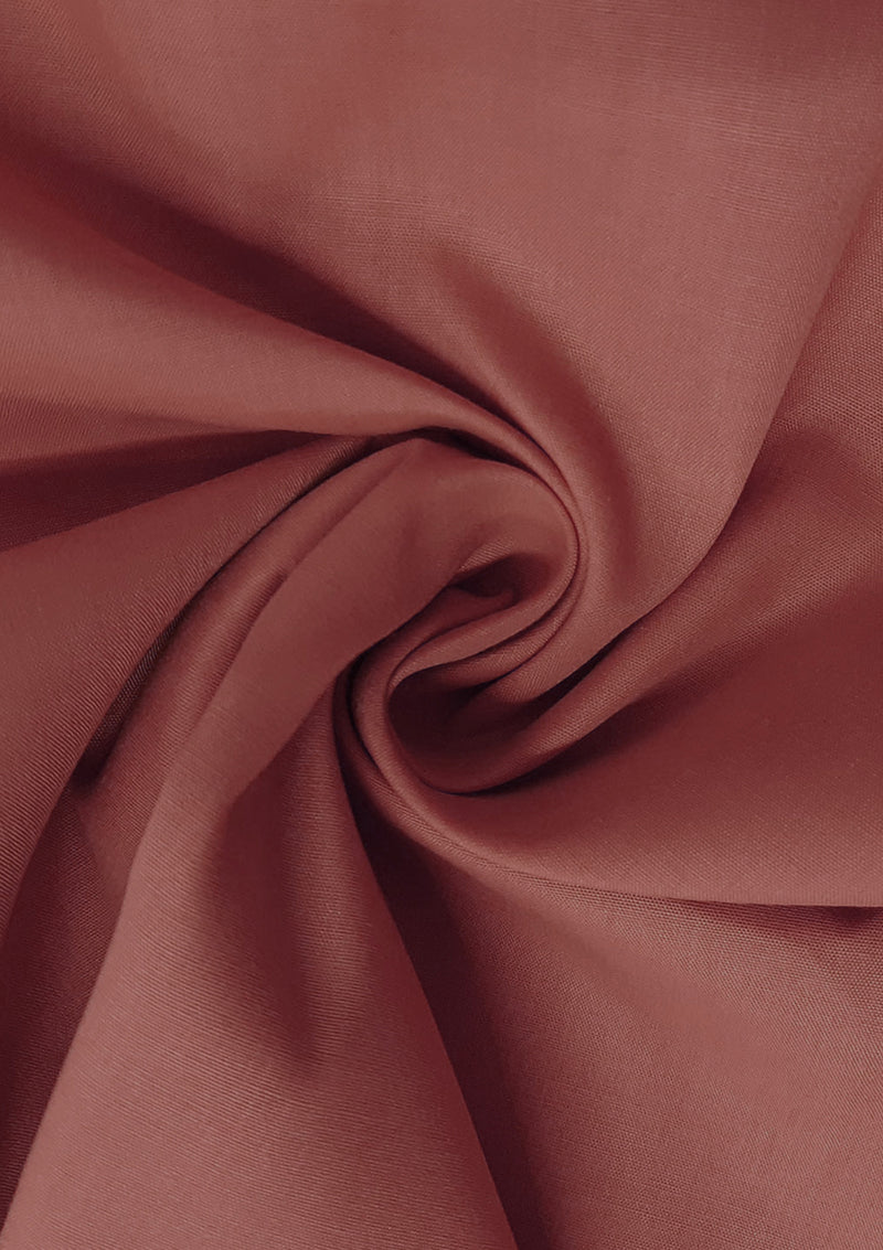 Dusky Pink PolyCotton Fabric 65/35 Blended Dyed Premium Fabric 45" (112cm) Wide for Craft, Dressmaking, Face Masks & NHS Uniforms