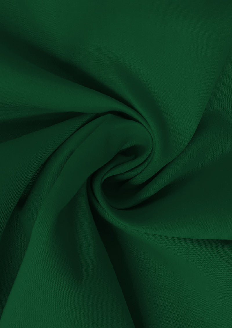 Emerald Green PolyCotton Fabric 65/35 Blended Dyed Premium Fabric 45" (112cm) Wide for Craft, Dressmaking, Face Masks & NHS Uniforms