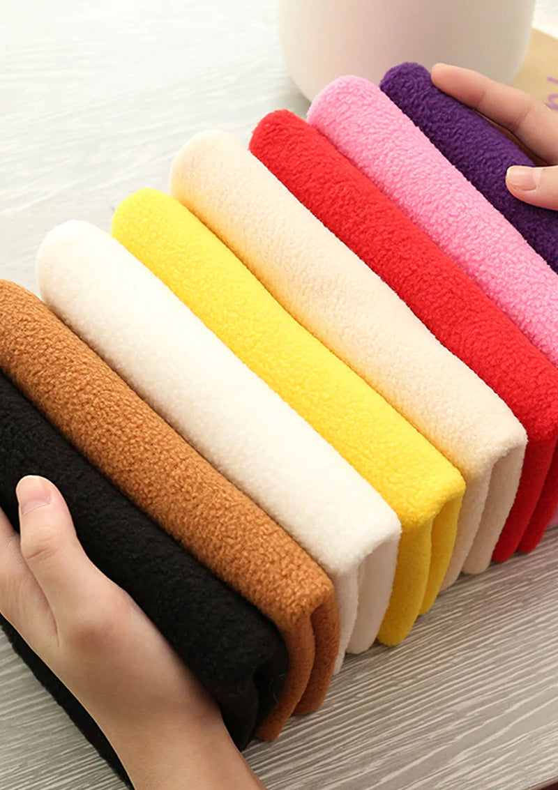 Red Fleece Fabric Warm Soft Pile Polar Anti Pill Fleece Material  58" (147cms) Wide for Dress, Craft, Sewing, Toys & Blankets