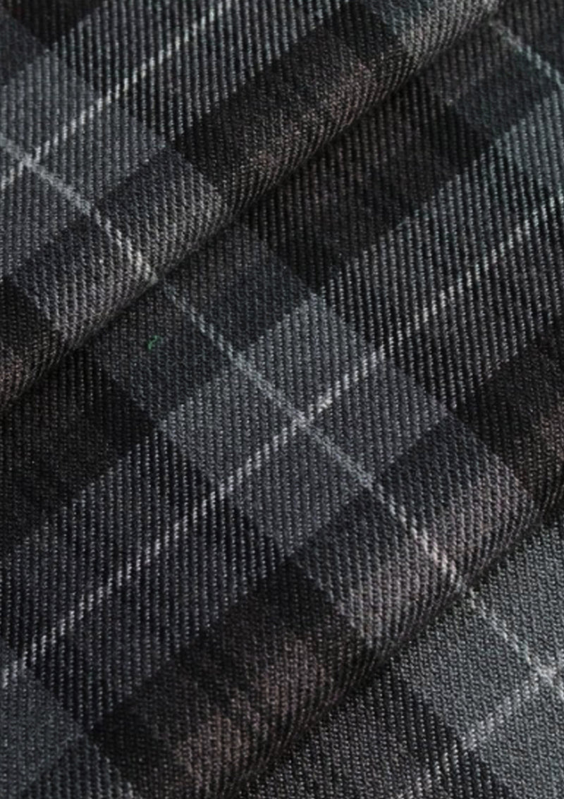 Fashion Grey Tartan Fashion Fabric 58" (145 cms) Wide Scottish Plaid/Check Polyviscose Woven Fabric ideal for Fashiona and Upholstery