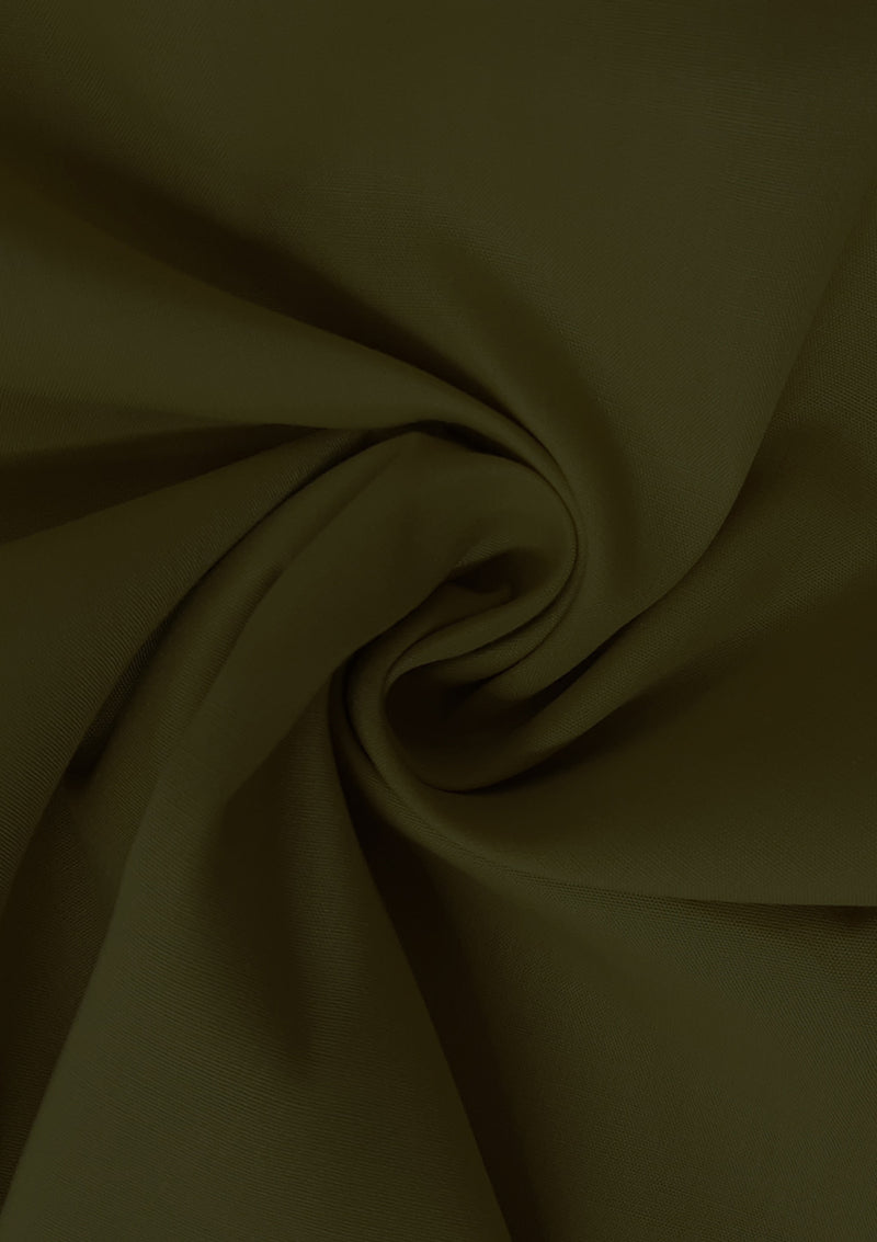 Gabardine Brown Cotton Fabric 100% Cotton Poplin Oeko-Tex Certified Plain Fabric for Dressmaking, Craft, Quilting & Facemasks 45" (112 cms) Wide Per Metre