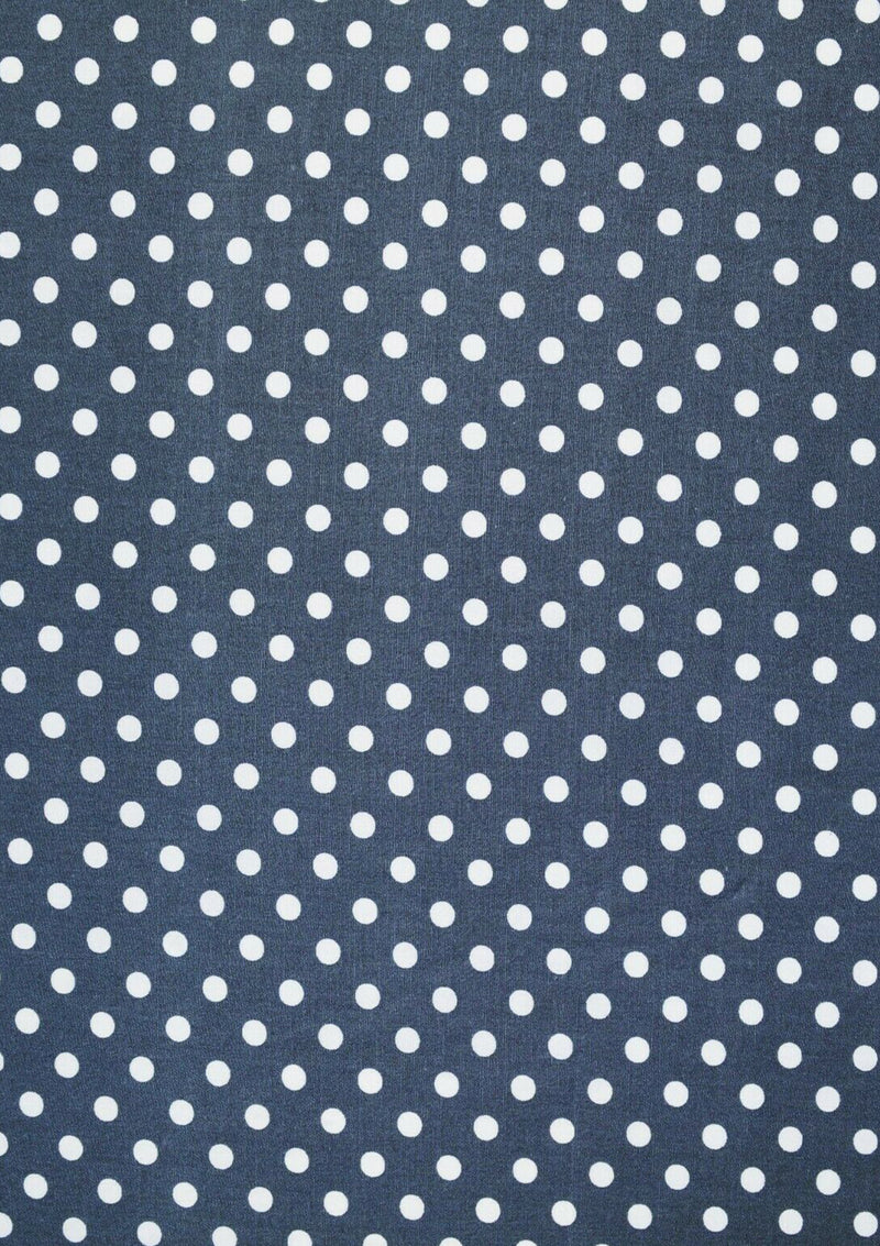 100% 45" Craft Cotton Poplin Polka Dot Print 6mm Spot Also Face Mask Use D