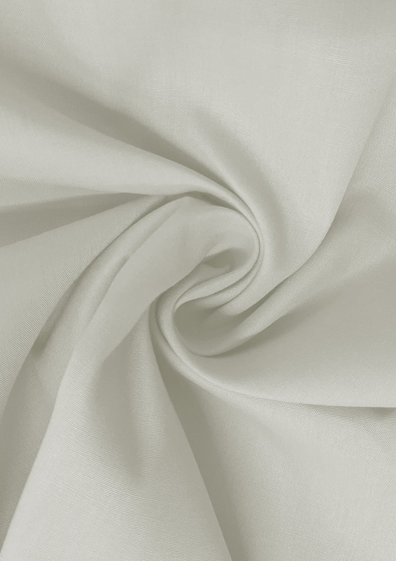 Ivory Cotton Fabric 100% Cotton Poplin Plain Oeko-Tex Certified  Fabric for Dressmaking, Craft, Quilting & Facemasks 45" (112 cms) Wide Per Metre