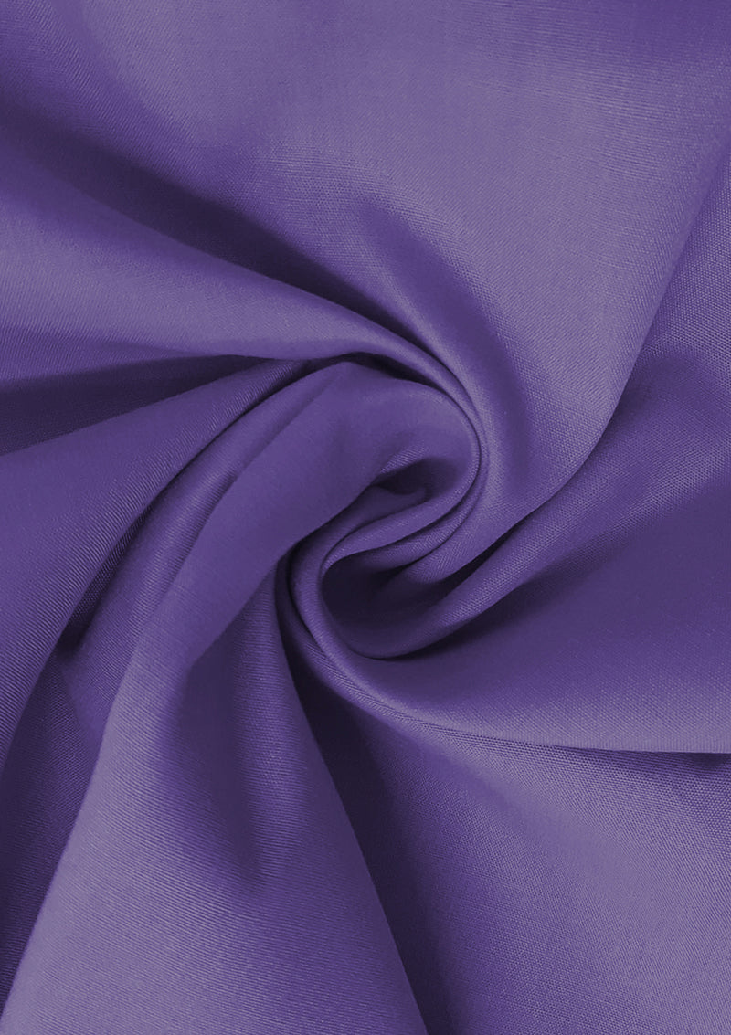 Lavender PolyCotton Fabric 65/35 Blended Dyed Premium Fabric 45" (112cm) Wide for Craft, Dressmaking, Face Masks & NHS Uniforms