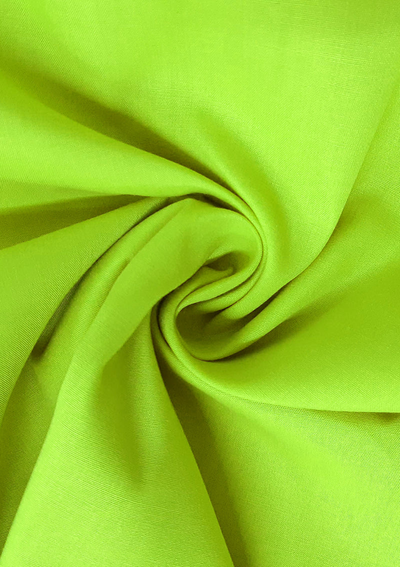 Light Green PolyCotton Fabric 65/35 Blended Dyed Premium Fabric 45" (112cm) Wide for Craft, Dressmaking, Face Masks & NHS Uniforms