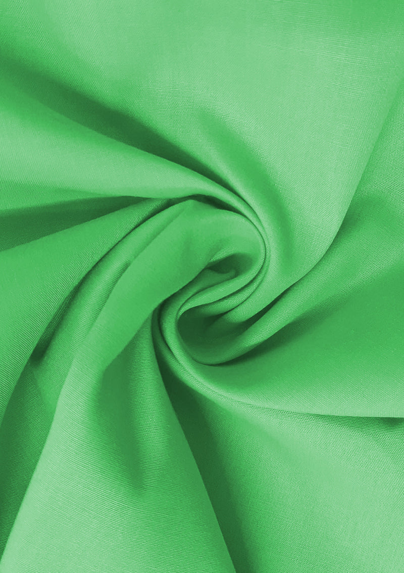 Mint Green PolyCotton Fabric 65/35 Blended Dyed Premium Fabric 45" (112cm) Wide for Craft, Dressmaking, Face Masks & NHS Uniforms