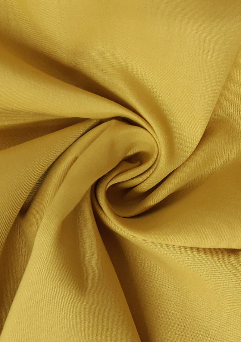 Mastard PolyCotton Fabric 65/35 Blended Dyed Premium Fabric 45" (112cm) Wide for Craft, Dressmaking, Face Masks & NHS Uniforms