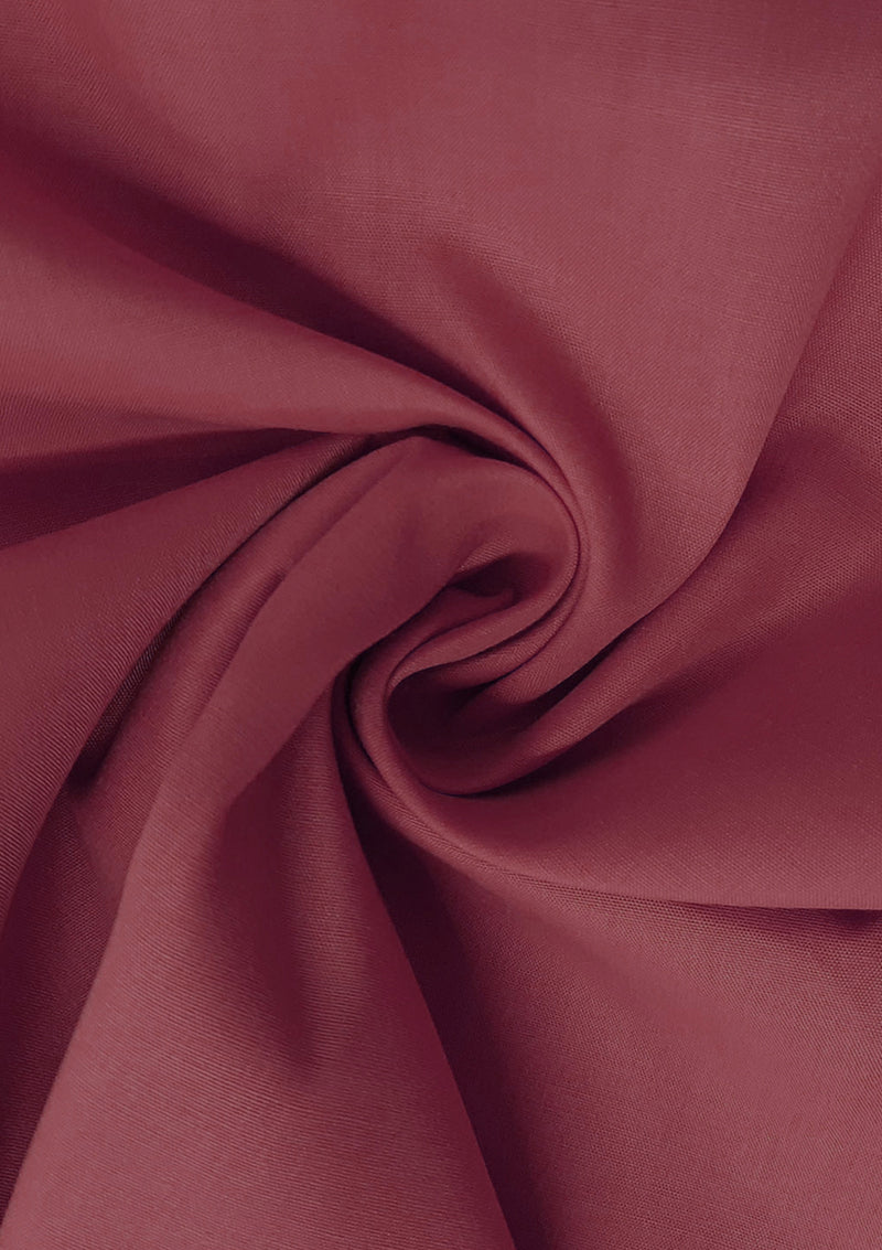 Rose Pink PolyCotton Fabric 65/35 Blended Dyed Premium Fabric 45" (112cm) Wide for Craft, Dressmaking, Face Masks & NHS Uniforms