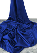 ROYAL BLUE ANTISTATIC LINING FABRIC PLAIN POLYESTER SILKY 54GSM VEGAS BRAND QUALITY 60"WIDE