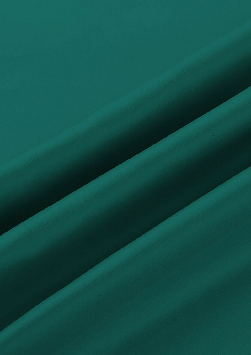 OLIVE GREEN Luxury Plain Smooth Matt Duchess Satin Fabric Material