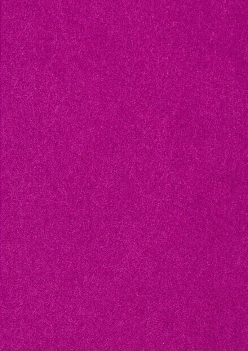 Fuchsia Adhesive Felt Fabric 100% Acrylic UK Made EN71 Certified Sticky Back Material for Arts & Crafts 1mm Thickness | 100cm x 45cm Wide | Sold by The Metre & Roll