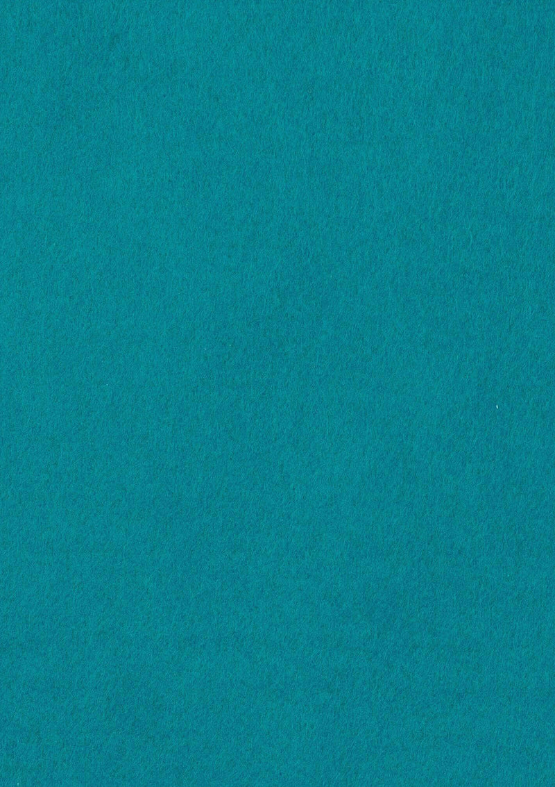 Teal Adhesive Felt Fabric 100% Acrylic UK Made EN71 Certified Sticky Back Material for Arts & Crafts 1mm Thickness | 100cm x 45cm Wide | Sold by The Metre & Roll