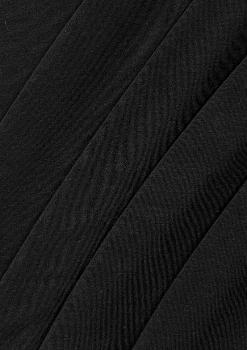 Black Jersey Fabric Elastane 2-Way Stretch 64" Wide Fashion Dress Spandex Material