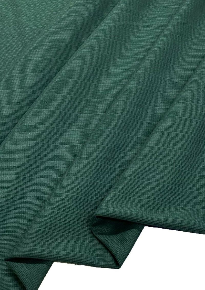 Polyester Check Effect Knit Fabric 2-Way Stretch 60" Dressing Per Metre - Bottle